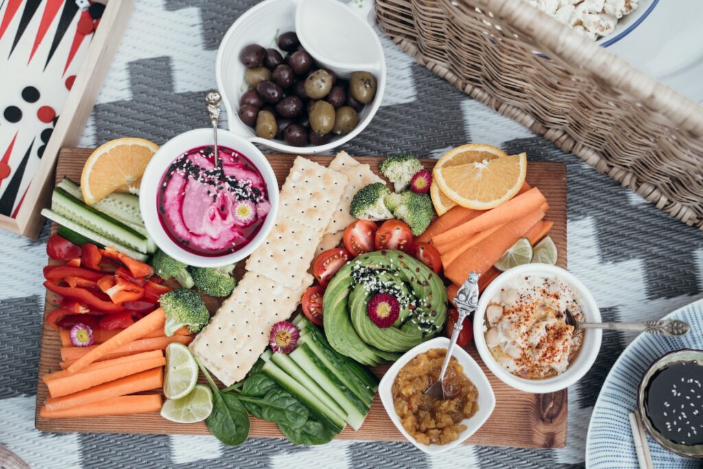 outdoor potluck